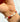 Children's bracelet with red and white crystal beads on a wrist 