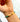 Multicolored crystal beaded bracelet on a child's wrist 