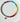 A beaded bracelet arranged in a circle on a white background, featuring faceted rainbow beads transitioning from purple and blue to green, yellow, orange, pink, and red, with a silver beaded section and a small silver heart charm.