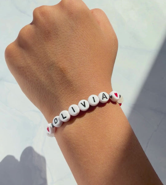 Video of girls football bracelet